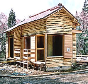 ساختمان چوبی