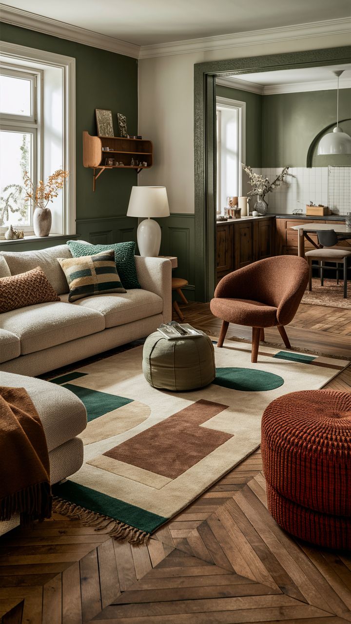 ۱۰ ایده مدرن و کاربردی برای طراحی داخلی نشیمن 🛋️ | ایجاد فضایی شیک و دلنشین