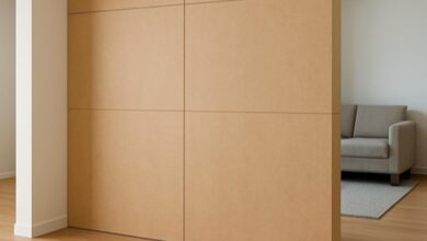 تبدیل یک اتاق به دو اتاق با ام دی اف