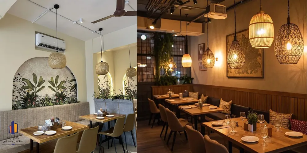 طراحی داخلی رستوران کوچک