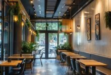 دکوراسیون رستوران کوچک
