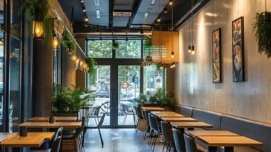 دکوراسیون رستوران کوچک
