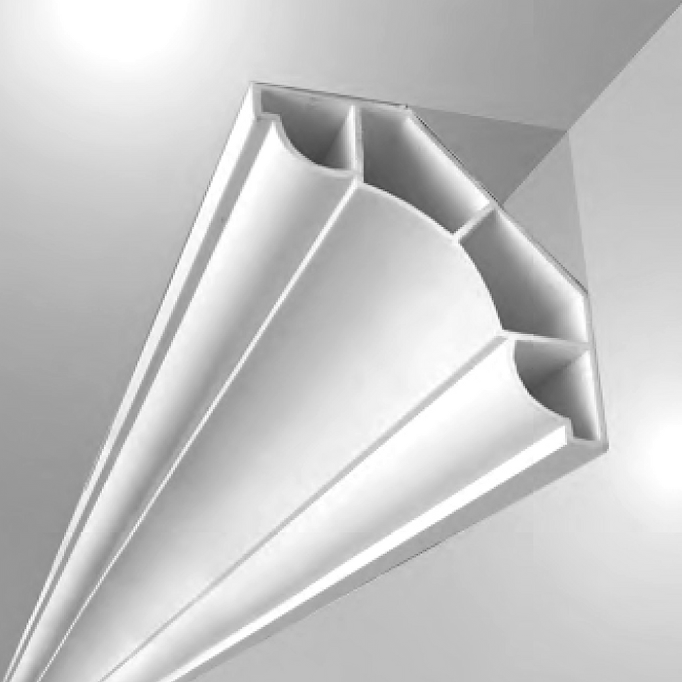 نقشه مقایسهای قرنیز سنگی، PVC و MDF با توجه به هزینه، دوام و زیبایی