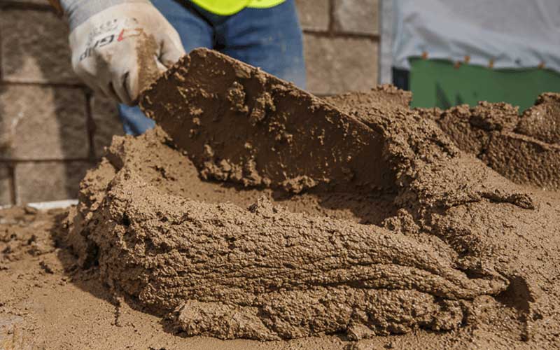 ماسه با دانهبندی مناسب برای ملات ساختمانی