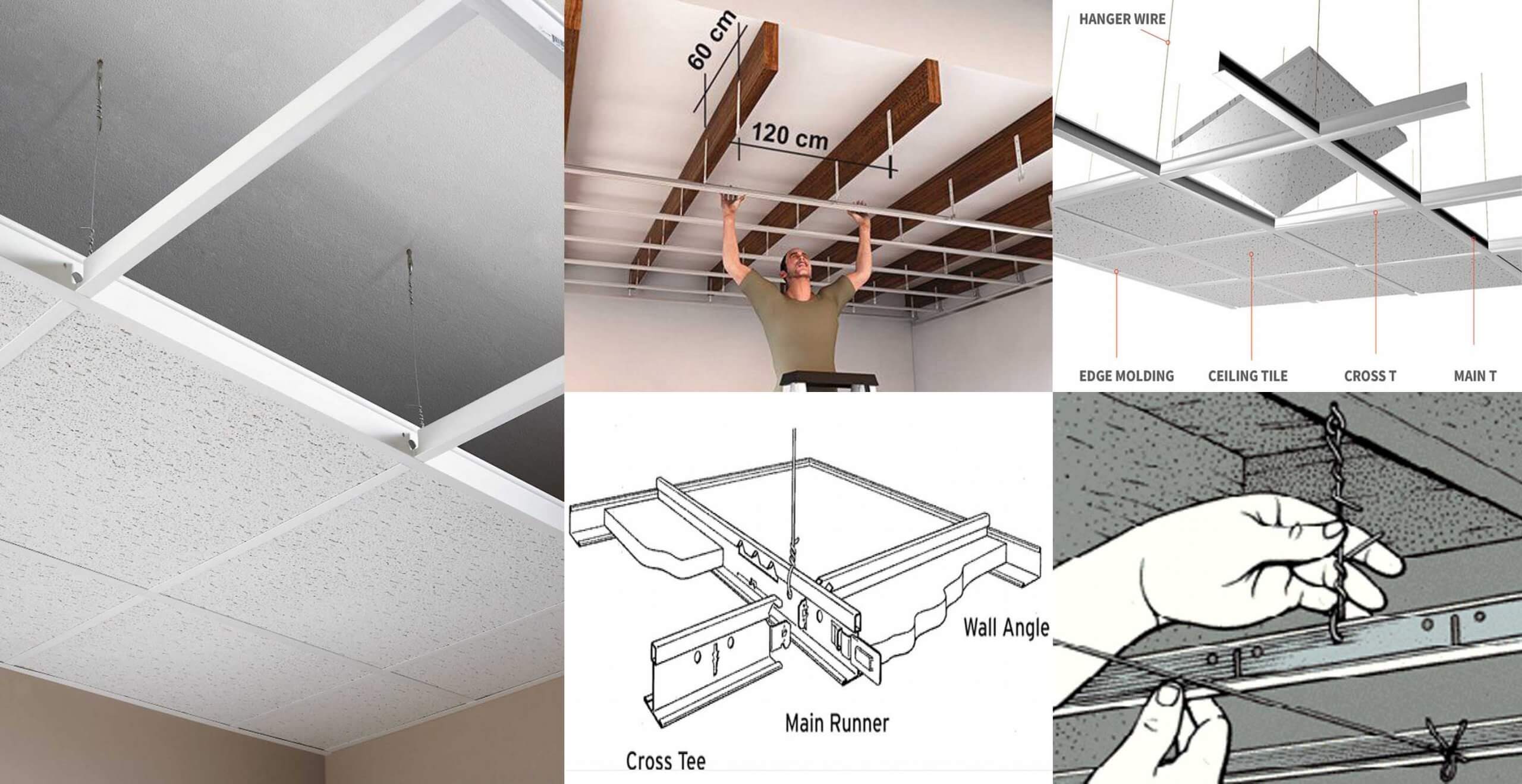 نصب کابلهای تعلیق در سقف پیشتنیده