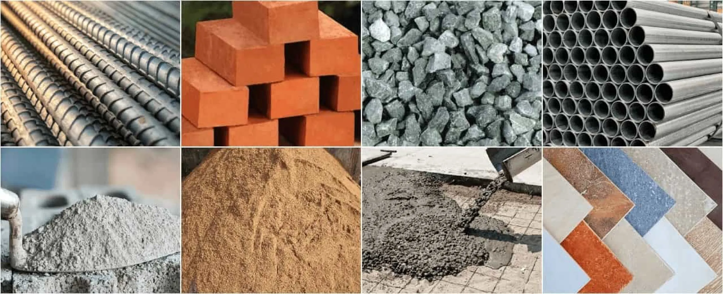 نمودار دستهبندی مصالح ساختمانی باکیفیت